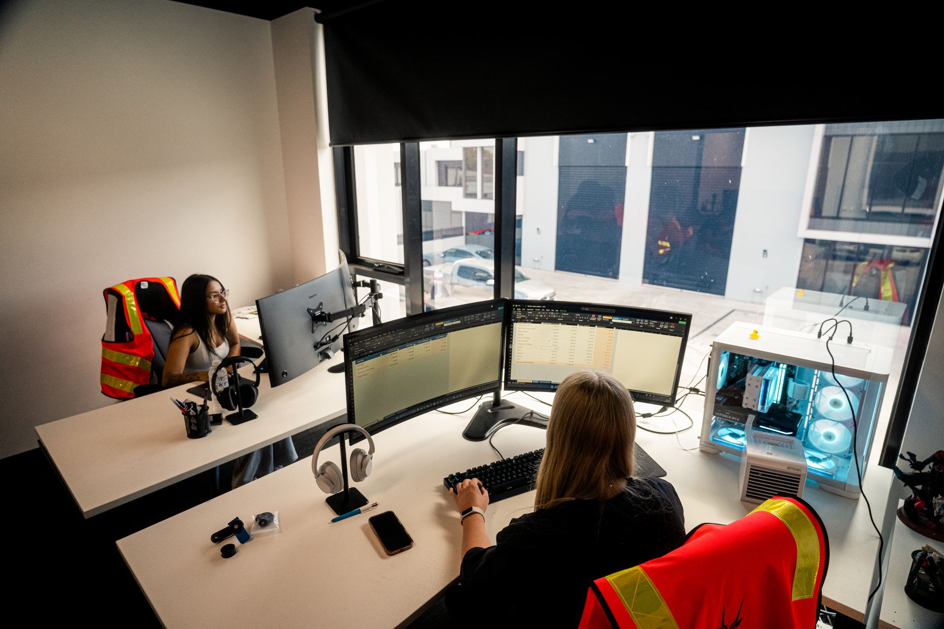 Traffic management plan in action on Victorian road